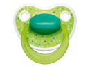 Cumlík anatomický silikónový Bibi Happiness Lovely Dots green