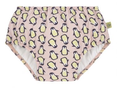 Dievčenské plavky Lässig Swim Diaper Girls Penguin Peach