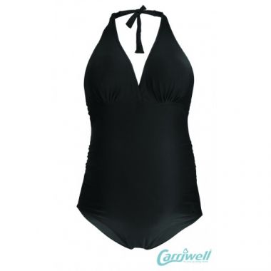 Tehotenské plavky jednodielne Carriwell Čierna