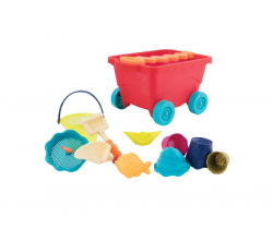 Vozík s hračkami na piesok B-Toys
