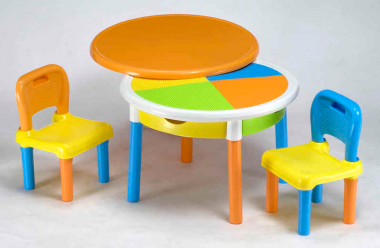 Stoličky a stôl Tega Baby Round